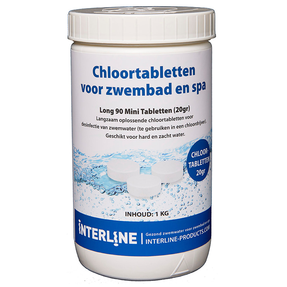  Zwembadreiniging chloortabletten 20 gram (1 kg)